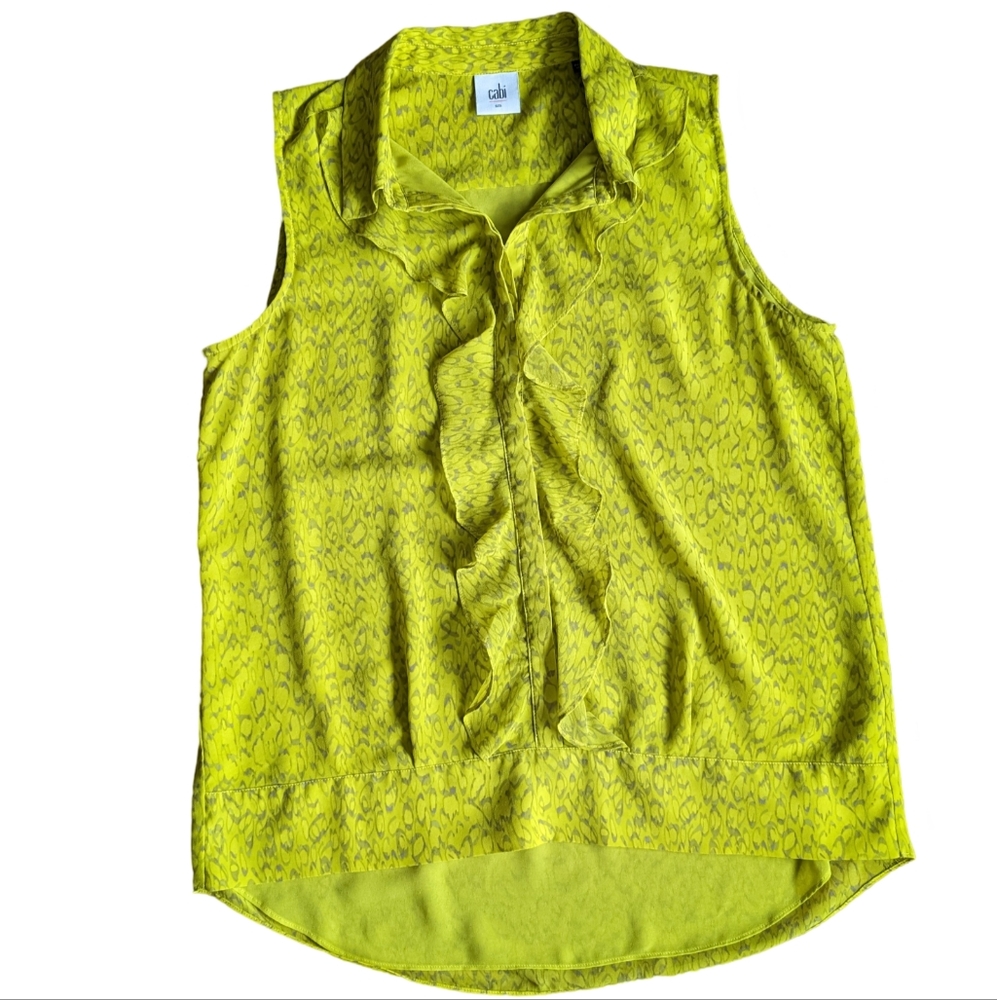 Cabi top, Size Small, yellow color
